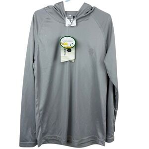 NWT PIQIDIG Boys‎ (M) Swim Shirt Rash Guard Long Sleeve Hood 50+ Vacation Surf